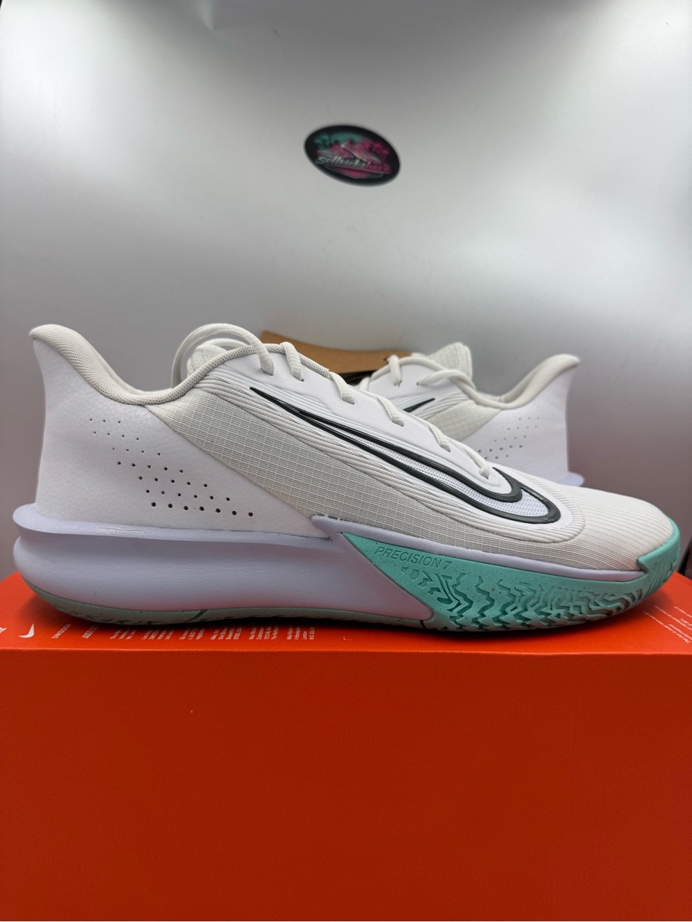 Nike Precision 7 White Dynamic Turquoise BRAND NEW Size 13